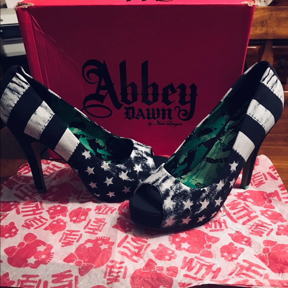 SOLD!💥👠💥 New Abbey Dawn Rockstar heels Size 7